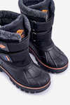 Children's Snow Boots With Velcro Lee Cooper LCJ-24-44-2865K Black