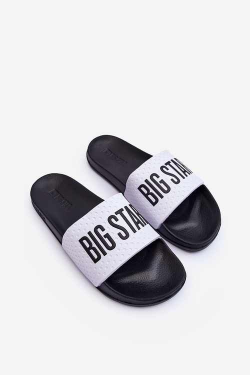 Men's Slippers Big Star MM174320 White-Black