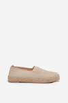 Espadryle Damskie Z Plecionką Beżowe Vinceza 13624