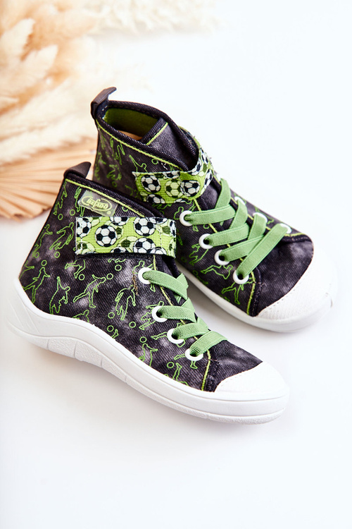 High Children's Sneakers Football Befado 268X070 Grey-Green