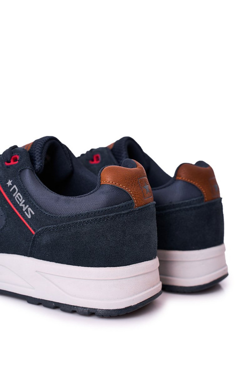 Men's Sports Shoes Sneakers Navy Blue Fabian