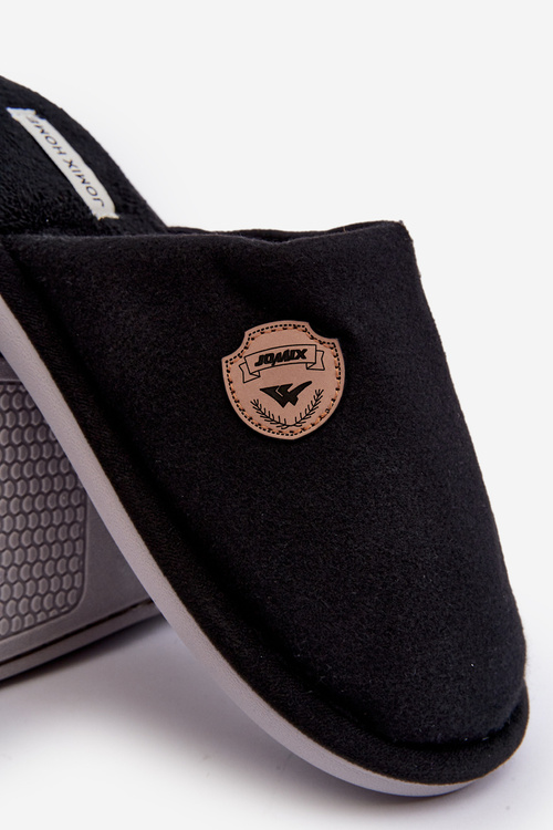 Men's Classic Black Slippers Makis