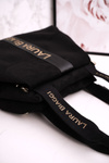Shopper Shoulder Bag LAURA BIAGGI Suede Black