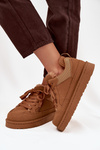 Women's Sneakers Lined with Furry Camel Cyrissa