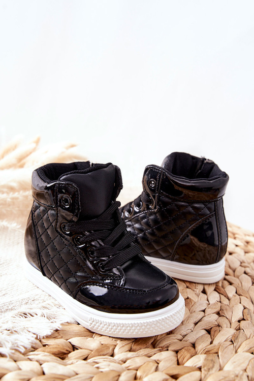 Children's Boots Sneakers Black Lizzie