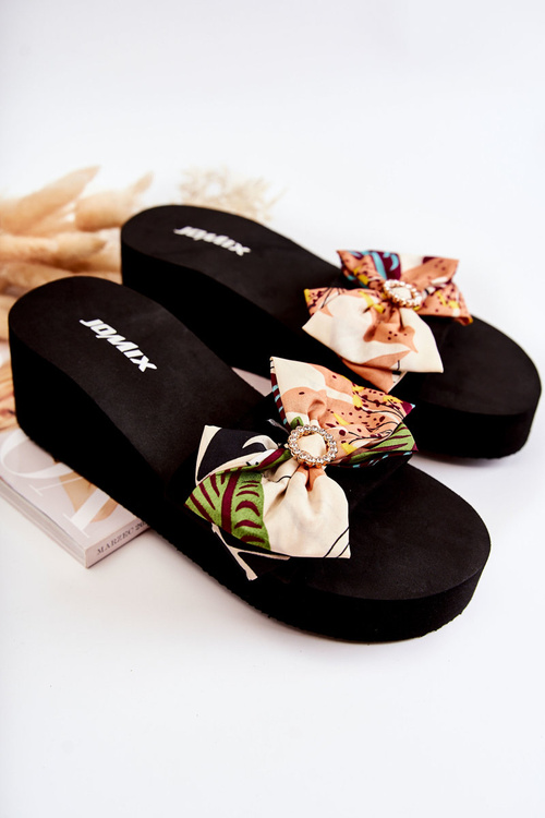 Women's Foam Wedge Slippers Beige Silana