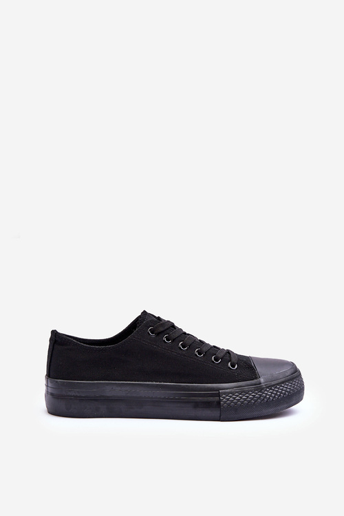 Low Classic Sneakers on Platform Black Jazlyn