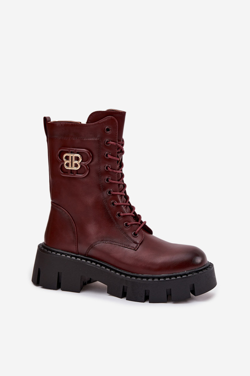 Insulated workery women's with ornament Bordeaux Melisse