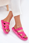 Women's Rubber Slides With Strap Fuchsia Tavirae