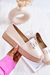 Classic Espadrilles On The Platform Beige Julianne