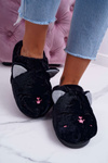 Women's Slippers Cat Ears Black Sleppyhead