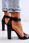 Heel Sandals Black Georgina