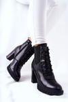 Boots On High Heel Black Joyte