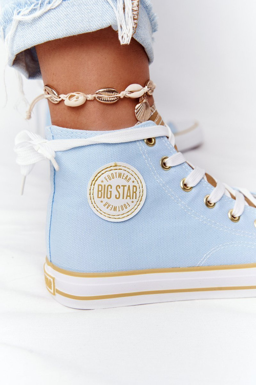 Women's High Sneakers Big Star HH274449 Blue