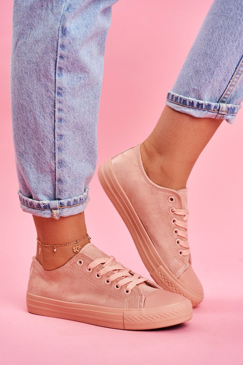 Women's Suede Sneakers Pink El Paso