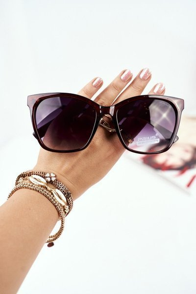 Women's Sunglasses Brown Prius PR-V7/2 Black Gradient