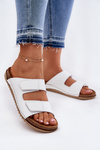 Ladies Leather Sandals Inblu White AA0005GU