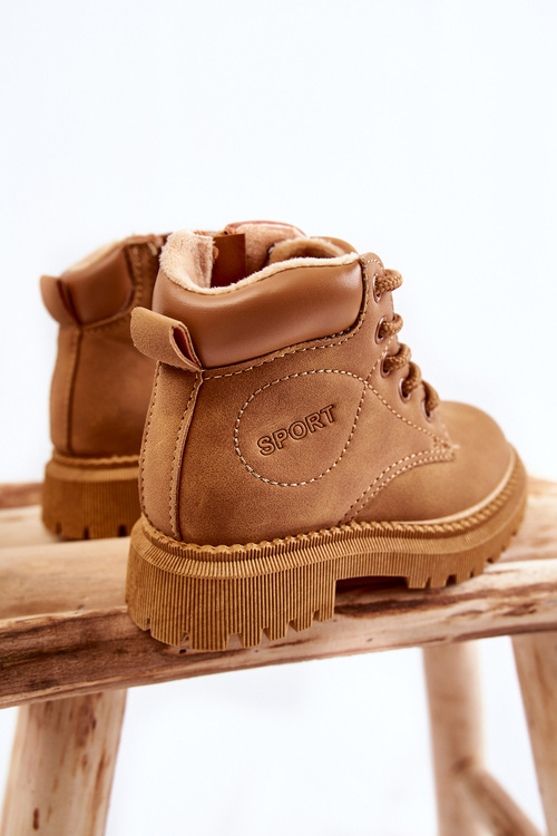 Children's Warm Boots Camel Cheddy