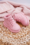 Kids Trappers Boots Powder Pink Dexter