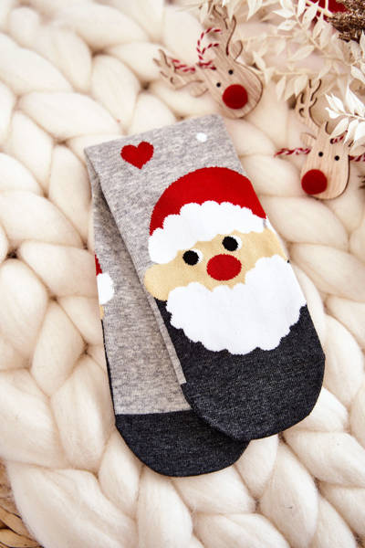 Women's Christmas Socks With Pattern Nicholas the Grey