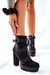 Women’s Boots On Heels Black Hurry Up