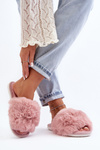 Women's Slippers with Pink Faux Fur Vienitta