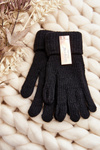 Smooth Women's Touchscreen Black Gloves
