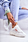 Women's Sneakers Sport Shoes With Mesh White Sallis