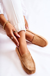 Women's Suede Loafers Dark Beige Millare
