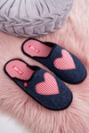Big Star Women's House Slippers Navy Blue D267800A