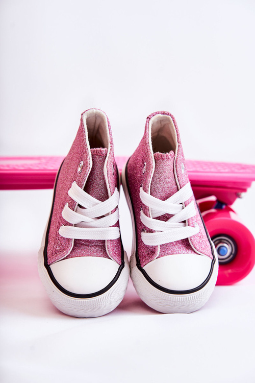 Children's High Sneakers Pink Catrina
