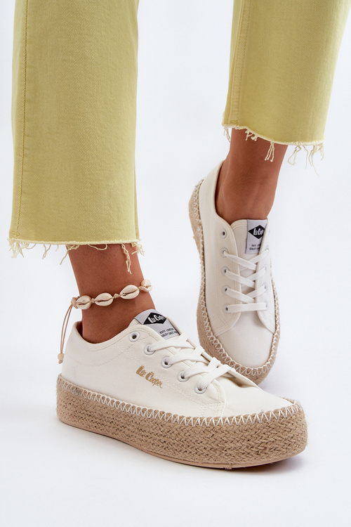 Trainers With Braid Lee Cooper LCW-24-44-2410 White
