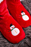 Christmas Insulated Slippers With Snowman Holly