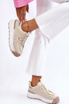 Women's Platform Sport Shoes Light beige Dakari