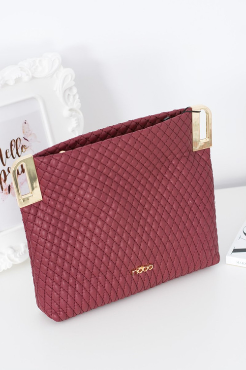 Women's Handbag Maroon Quilted Listono NOBO.