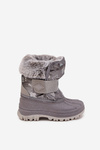 Children's Snow Boots With Fur Fastener Lee Cooper LCJ-25-10-3788 Gray