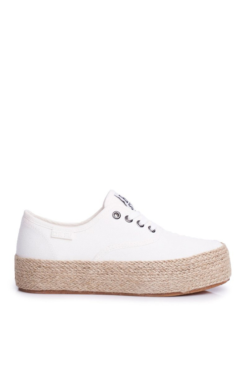 Espadryle Damskie Big Star Białe FF274143