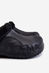 Men's Warm Crocs Slides Black Calmo
