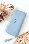 Large Women's Wallet With Extra Wallets Blue