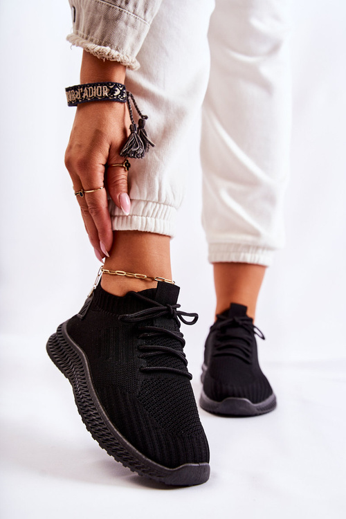 Women's sports shoes Sneakers Black Storia