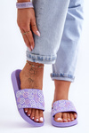 Women's Slippers With Emoticons Violet Cosette