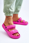 Foam Slide Sandals Fuchsia Lirell