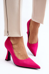 Classic Pointed Toe Pumps Fuchsia Delimena