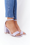 High Heel Sandals Purple Born This Way