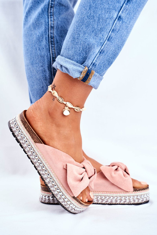 Women's Slides High Pink Mortigo