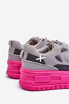 Women's Platform Sneakers Gray Finos