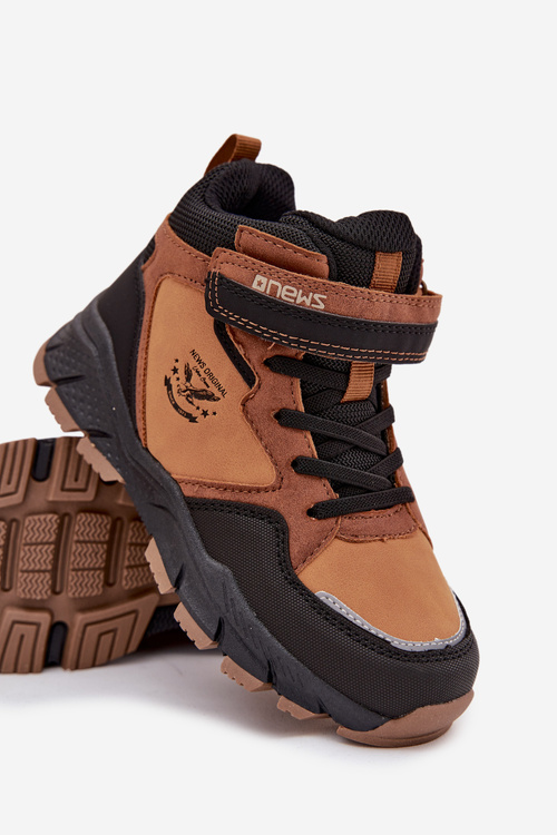 Buty Trekkingowe Zimowe Dziecięce Na Rzep Camel Miravie
