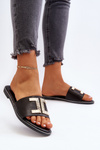 Women's Sandals with Embellishment Black Ollavia