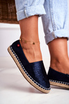 Women's Espadrilles Braided Sole Navy Big Star DD274A147