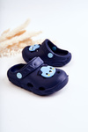 Children's Slippers Kroks Bear Befado 159X110 Navy Blue